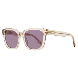 Tom Ford Haylay Sunglasses TF1216 72Y Transparent Pink 53mm FT1216
